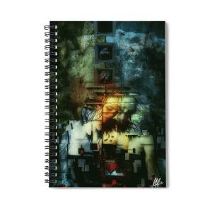 Deliberation Spiral Notebook for Sale by Mario Sanchez Nevado