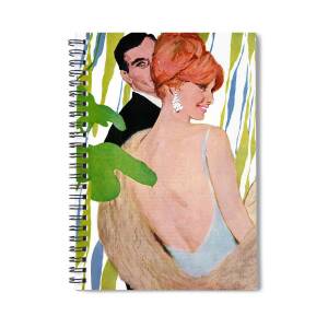 Going Out Spiral Notebook for Sale by Norman Rockwell