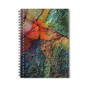 Blue and Gold Spiral Notebook for Sale by Carol Nelson