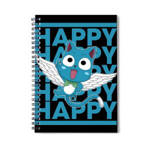 Fairy Tail Lucy Heartfilia Name Anime Spiral Notebook