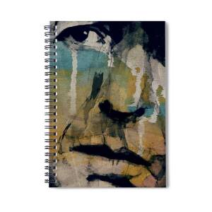 Famous Blue raincoat Spiral Notebook for Sale by Paul Lovering
