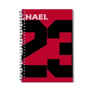Michael Jordan CHICAGO BULLS PIXEL ART 11 Spiral Notebook for Sale by ...