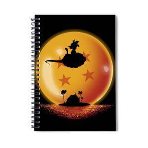 Goku Black Spiral Notebook by Deadly Eyes - Fine Art America