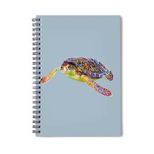 Sea Turtle Spiral Notebook for Sale by Hailey E Herrera