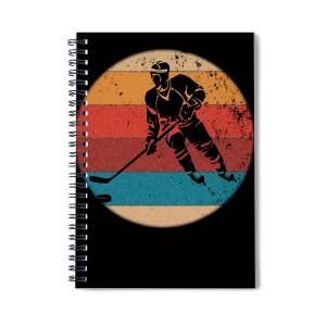 Vintage Retro Ice Hockey Player Silhouette Sun Gift Digital Art by Art  Grabitees - Pixels