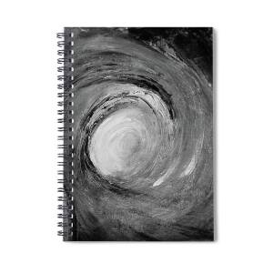 Acrylic Galaxy Painting Spiral Notebook