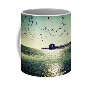 Sea Oats Sunset Coffee Mug for Sale by Joan McCool