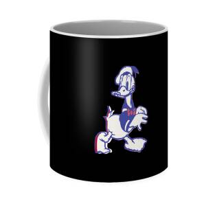 Donald Duck Cute Coffee Mug by Sarah Carl - Pixels