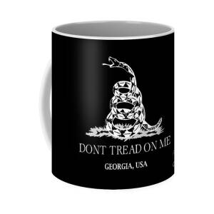 DON´T TREAD ON ME 11 OZ COFFEE MUG USA POLITICS GADSDEN FLAG LIBERTARIALISM TEA! 