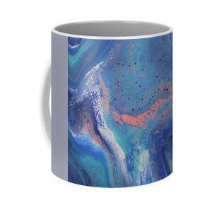 Acrylic Pour Painting- Girly Colors Coffee Mug