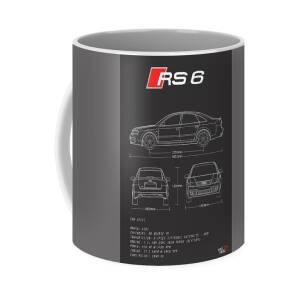 Poster Audi Rs3 Sportback 2016 Coffee Mug by Interlakes - Pixels