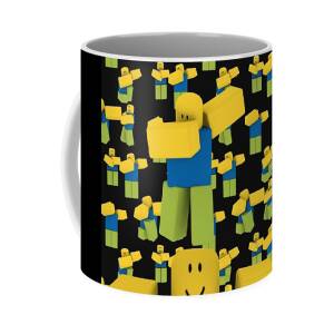 Roblox Noob Character Coffee Mug by Vacy Poligree - Pixels