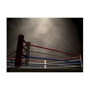 Classic Vintage Boxing Ring Greeting Card by Allan Swart