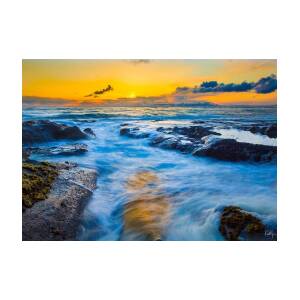 Serene Sunset Greeting Card for Sale by Robert Bynum