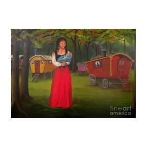 Gypsy Christmas Greeting Card For Sale By Lora Duguay