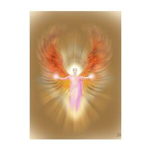 The Pyramid Of The Archangels Greeting Card for Sale by Endre Balogh