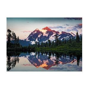 Northern Cascades in Washington State Mount Ruth Greeting Card by Brendan  Reals