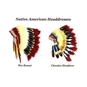 Native American Headdress Greeting Card for Sale by Michael Vigliotti