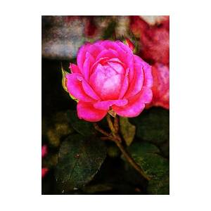 Neon Rose Greeting Card