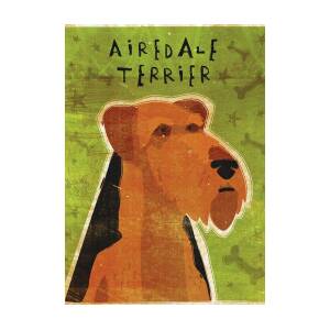 Details about   AIREDALE TERRIER Greeting Card Robert J May Notecard Frameable Made in UK 