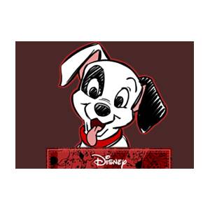 Disney 101 Dalmatians Pongo and Perdita Family - Long Sleeve T-Shirt for  Men - Customized-New Red