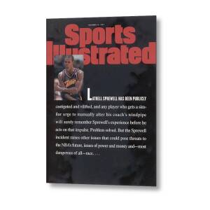 New York Knicks Latrell Sprewell, 1999 Nba Eastern Sports Illustrated Cover  by Sports Illustrated