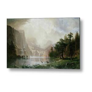Kindred Spirits Metal Print by Asher Brown Durand