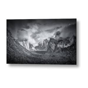 The Yin And Yang Of Yosemite Metal Print by Michael Zheng