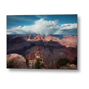 Rainbow from Trailview Overlook Metal Print by Mike Buchheit