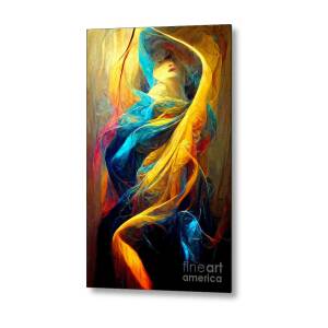 Abstract hairstyles Metal Poster by Sabantha