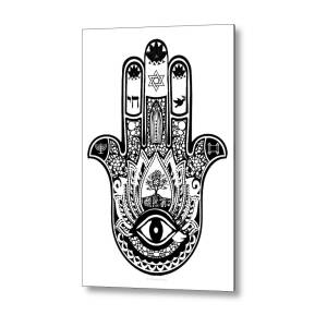 Native American Blessing - Healing Hand Symbol - Sharon Cummings Metal ...
