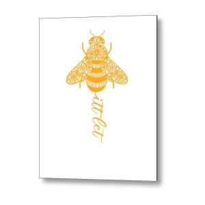 Bees Beekeeper Cute Bee Gift Bee Lover #3 Metal Print by Evgenia Halbach -  Pixels