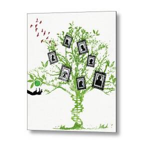 Guggenheim Family Tree #1 Spiral Notebook by Science Source - Fine Art  America