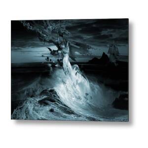 Ice Age Premonition Metal Print by George Grie
