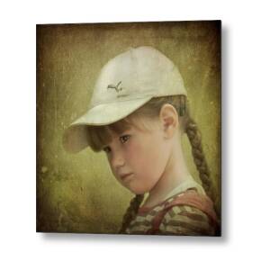 Girls Don't Cry Metal Poster by Evelina Kremsdorf