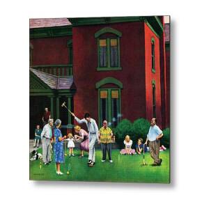 Freedom From Want Metal Print by Norman Rockwell
