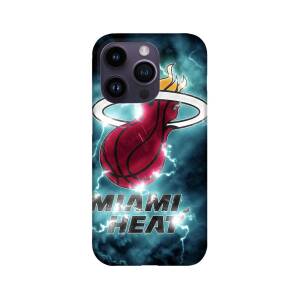 Wood Miami Heat iPhone 13 Pro Max Case | Custom Miami Heat Gift | Mahogany  Wood Cover