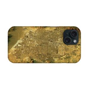Las Vegas 3D View West To East Natural Color iPhone Case by Frank Ramspott  - Fine Art America