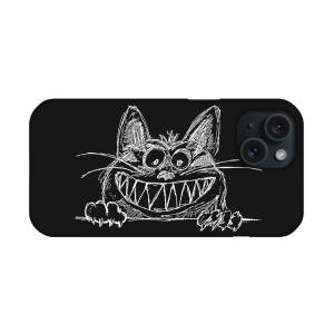 Fantasy Scary Smiling Cat Face Smile Spooky Cat Drawing Hand Drawn Angry  Face Of Cat Creepy Smiling Jigsaw Puzzle by Mounir Khalfouf - Pixels Puzzles