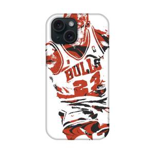 Michael Jordan CHICAGO BULLS PIXEL ART 13 T-Shirt by Joe Hamilton