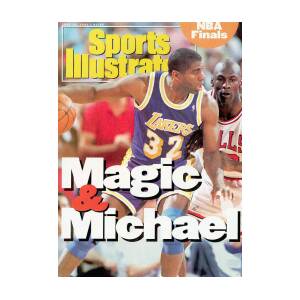 Los Angeles Lakers: Magic Johnson May 1985 Sports Illustrated Cover - –  Fathead