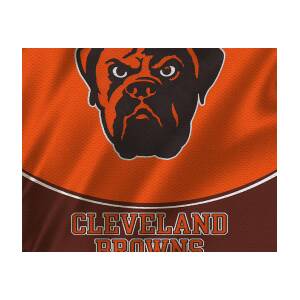 Cleveland Browns Drum Set Ringer T-Shirt by Joe Hamilton - Pixels