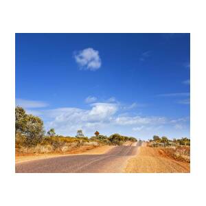 Long Straight Road Australia Outback Poster by Colin and Linda McKie