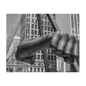 Close Up of Joe Louis Fist Black and White Photograph by John McGraw - Fine  Art America
