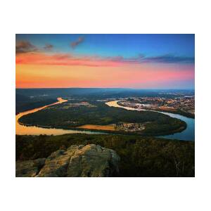Chattanooga Sunset 3 Poster by Steven Llorca