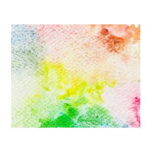 Colorful watercolor paint on canvas. Super high resolution and quality  background Poster by Michal Bednarek - Pixels