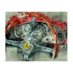Porsche 918 Spyder Blueprint Poster by Jon Neidert