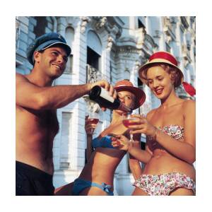 Top Up Poster by Slim Aarons Top Up Poster by Slim Aarons