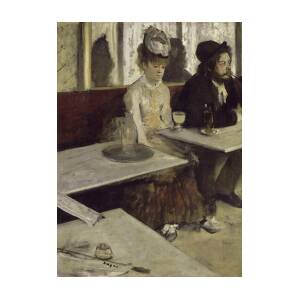 Edgar Degas The Absinthe Drinker 1876 Old Art Painting Canvas Art Print