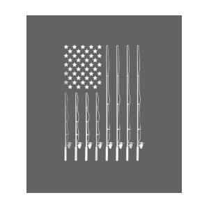 Fishing Pole American Flag Patriotic Outdoorsman Poster by Harlyj Caius -  Fine Art America